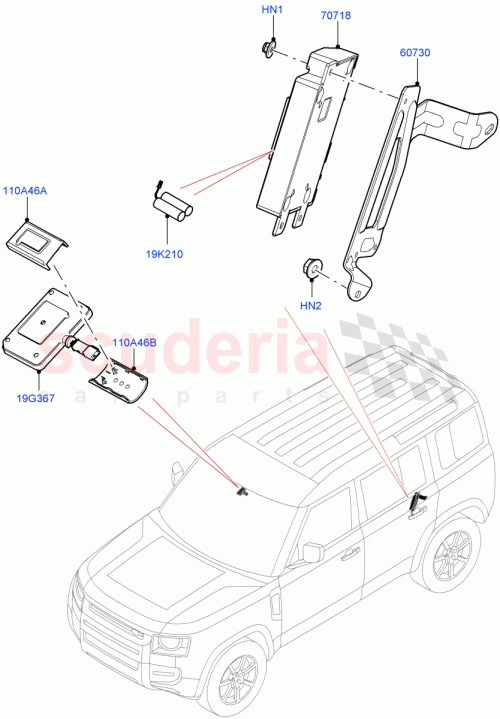 Part Diagram for Land Rover LR172883
