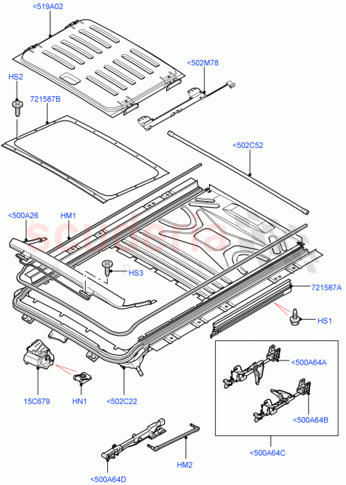 Part Diagram for Land Rover LR025435