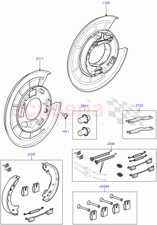 Part Diagram for Land Rover LR048811