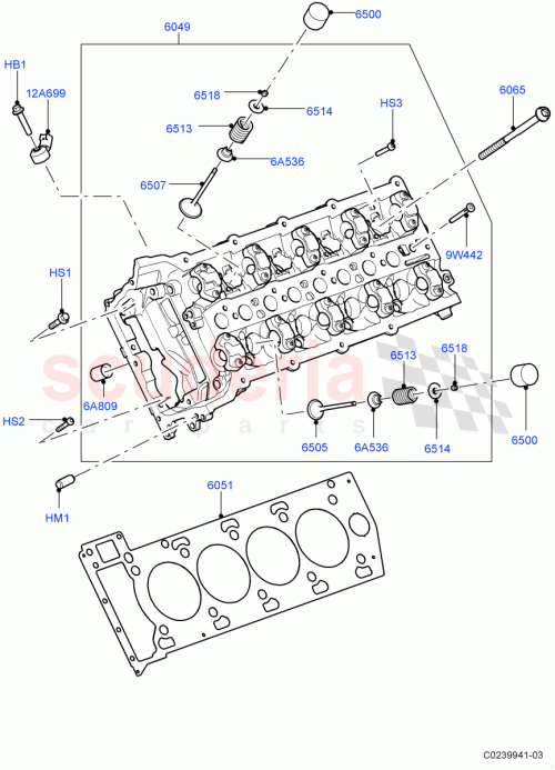 Part Diagram for Land Rover LR101118