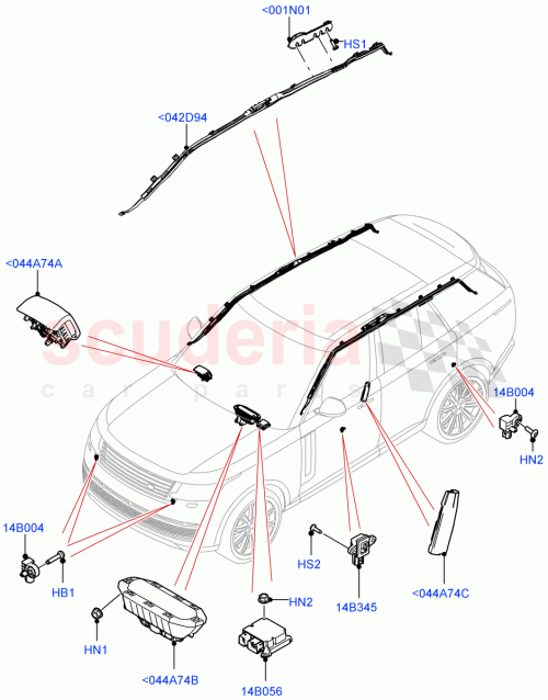 Part Diagram for Land Rover LR151648