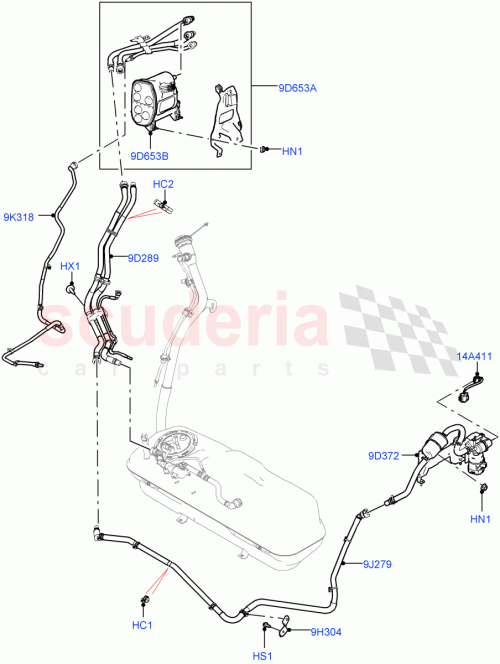 Part Diagram for Land Rover LR135254