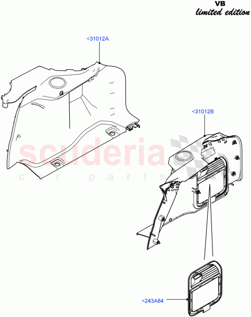 Part Diagram for Land Rover LR043632