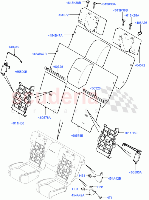 Part Diagram for Land Rover LR038203