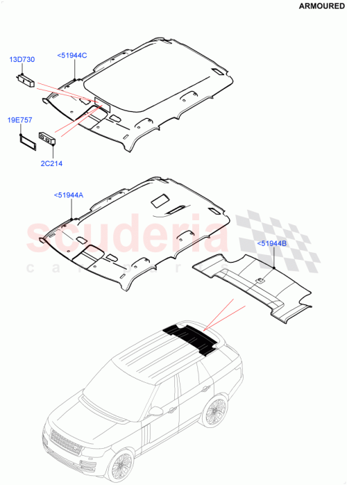 Part Diagram for Land Rover LR124841