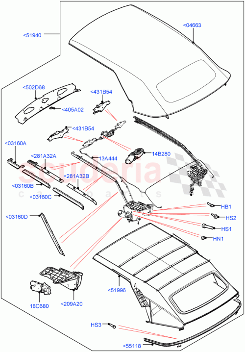 Part Diagram for Land Rover LR081510