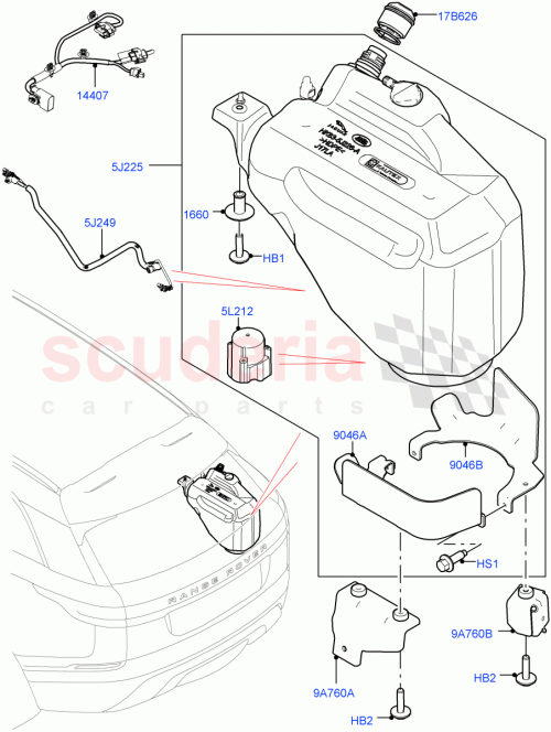 Part Diagram for Land Rover LR092941