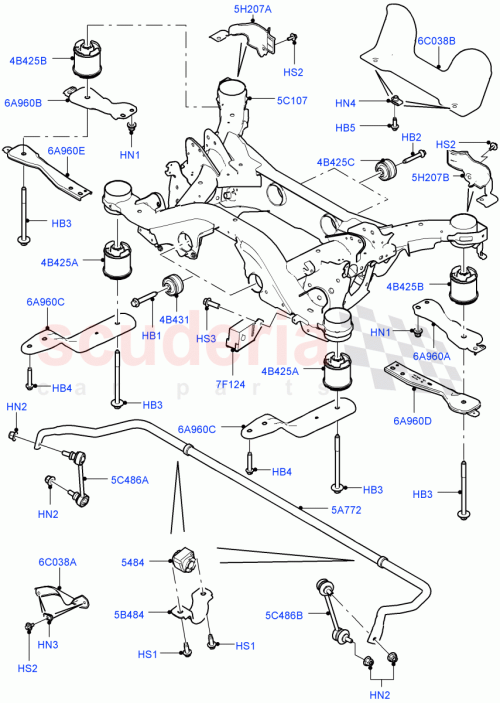 Part Diagram for Land Rover LR072589