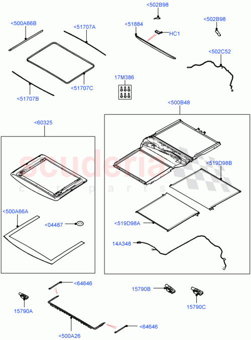 Part Diagram for Land Rover LR099005