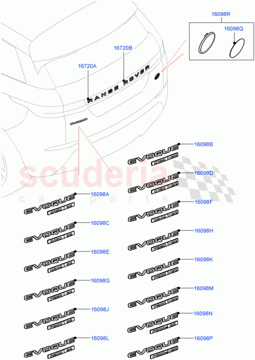 Part Diagram for Land Rover LR135458