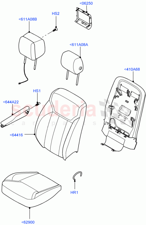 Part Diagram for Land Rover LR096223