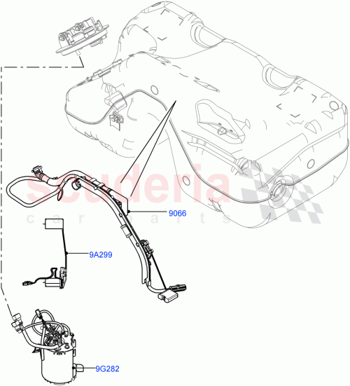 Part Diagram for Land Rover LR026190