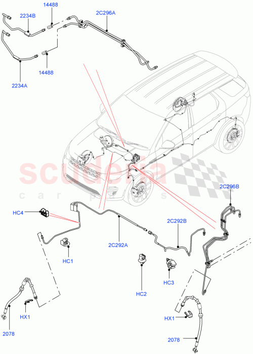Part Diagram for Land Rover LR090444