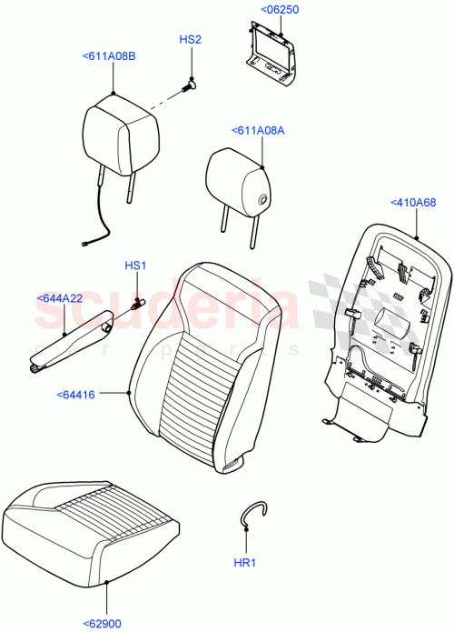 Part Diagram for Land Rover LR142757