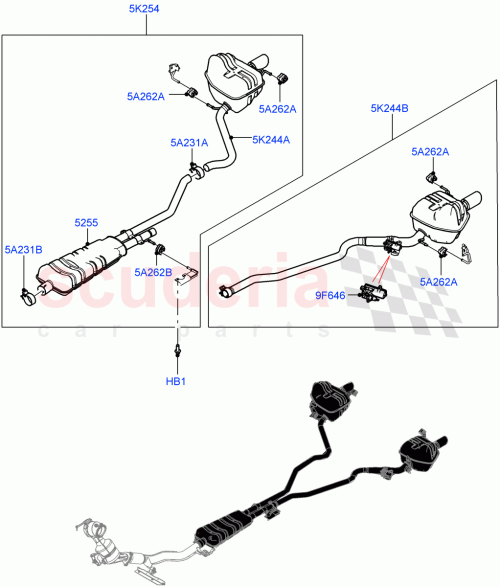 Part Diagram for Land Rover LR111005