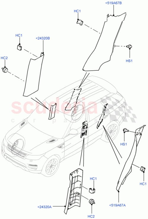 Part Diagram for Land Rover LR128879