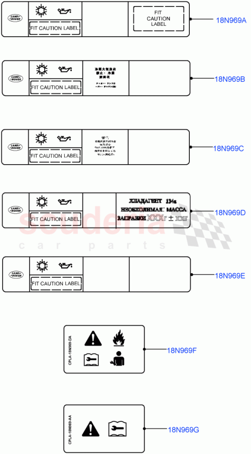 Part Diagram for Land Rover LR095394