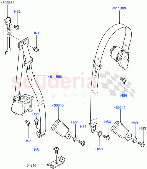 Part Diagram for Land Rover EYP500230