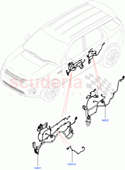Part Diagram for Land Rover LR134136