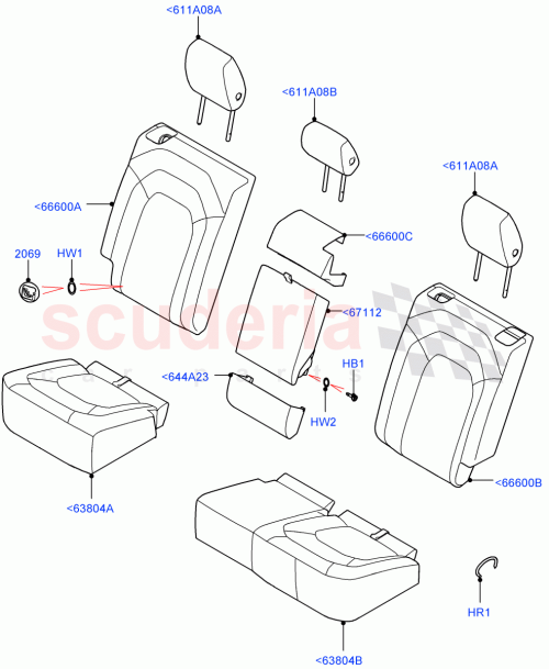 Part Diagram for Land Rover LR169208