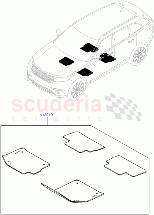 Part Diagram for Land Rover VPLYS0419