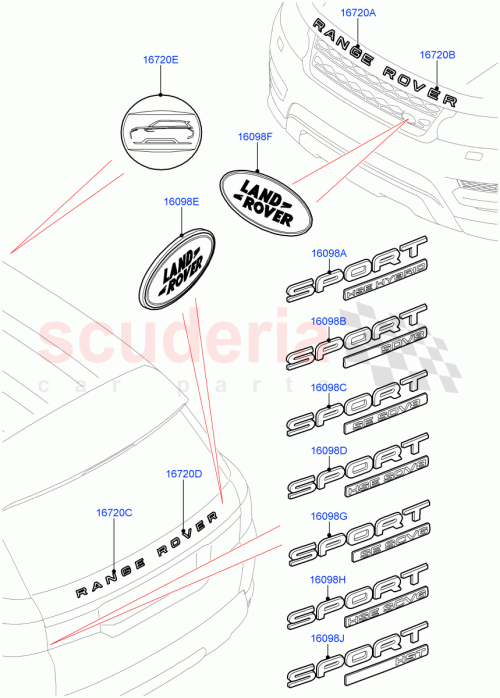 Part Diagram for Land Rover LR056145
