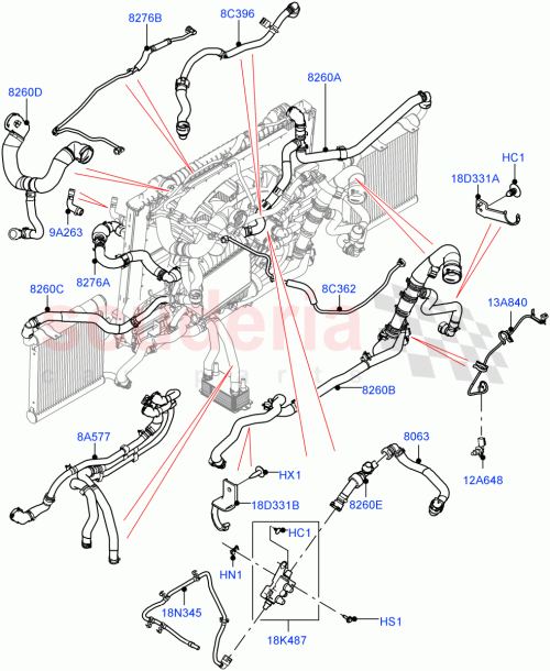 Part Diagram for Land Rover LR093989