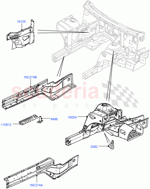 Part Diagram for Land Rover ADR760101