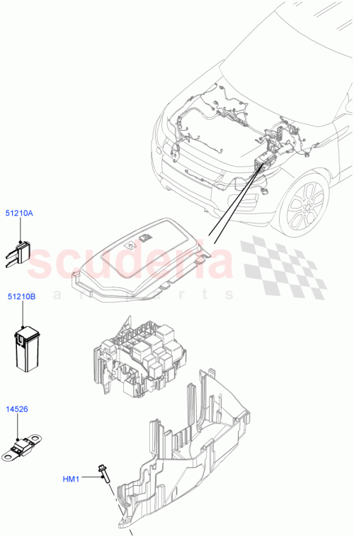 Part Diagram for Land Rover LR030045