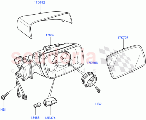 Part Diagram for Land Rover LR041882