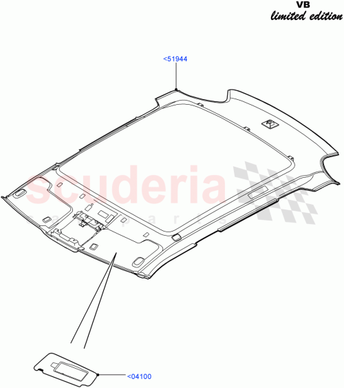 Part Diagram for Land Rover LR043600
