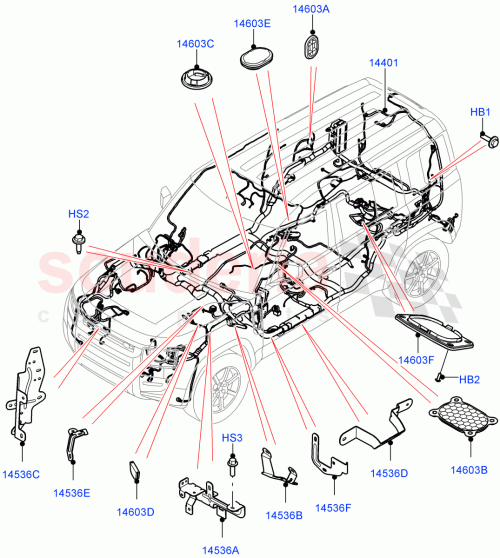 Part Diagram for Land Rover LR136770