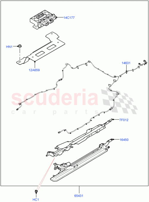 Part Diagram for Land Rover VPLE110DSS02