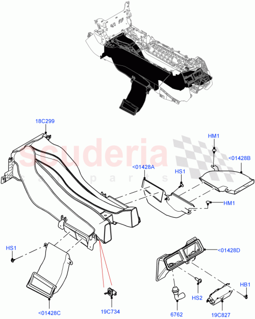 Part Diagram for Land Rover LR157572