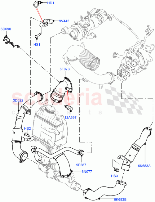 Part Diagram for Land Rover LR092418