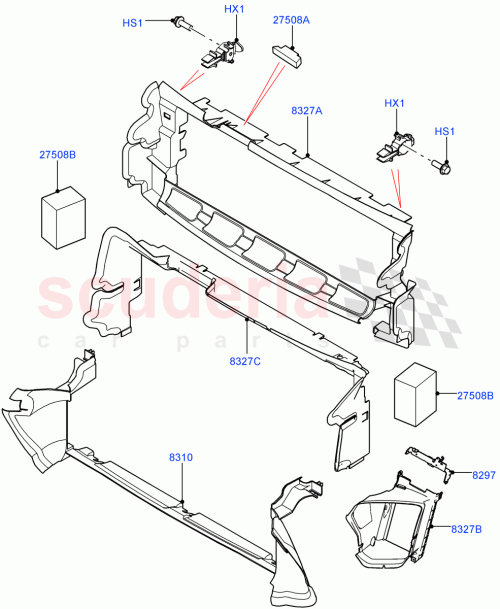 Part Diagram for Land Rover LR027023
