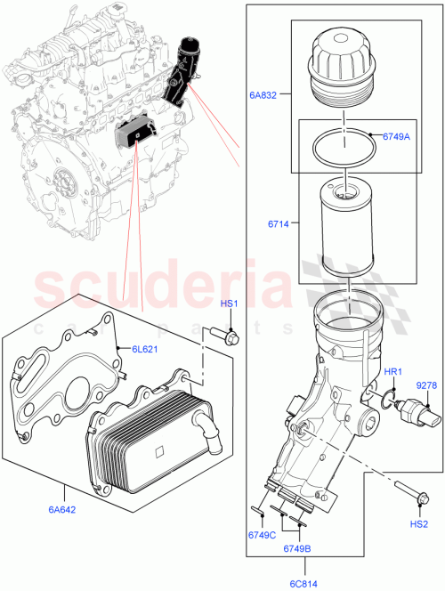 Part Diagram for Land Rover LR139756