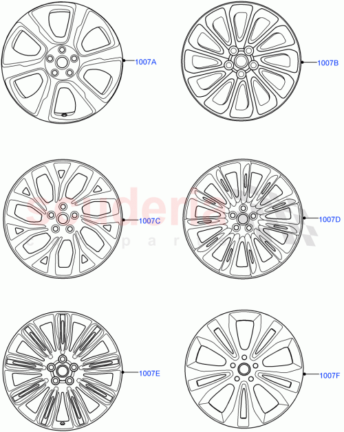 Part Diagram for Land Rover LR048830