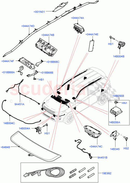 Part Diagram for Land Rover LR060792