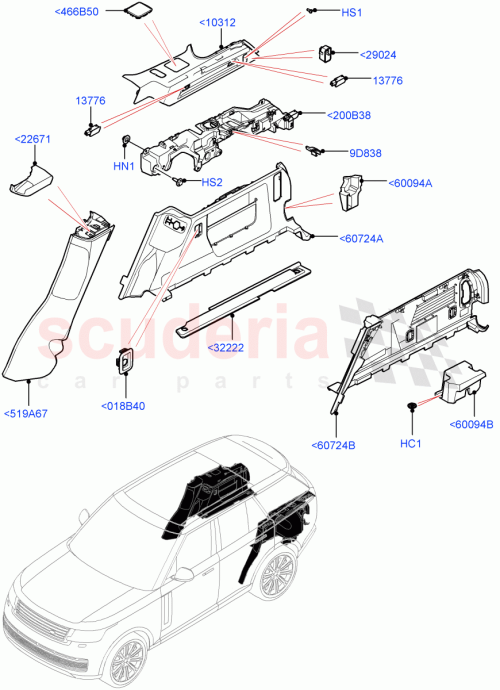 Part Diagram for Land Rover LR152989