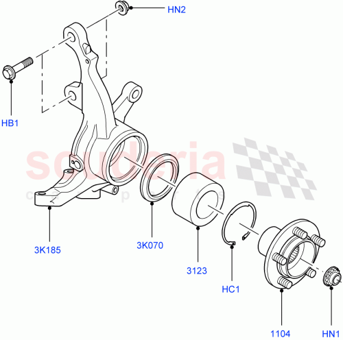 Part Diagram for Land Rover KYH000051