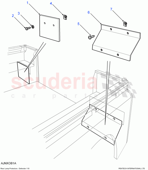 Part Diagram for Land Rover LR012200