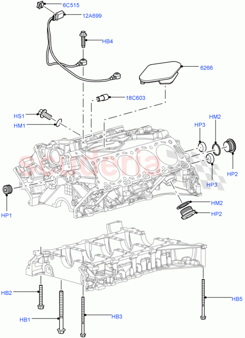 Part Diagram for Land Rover 4640314