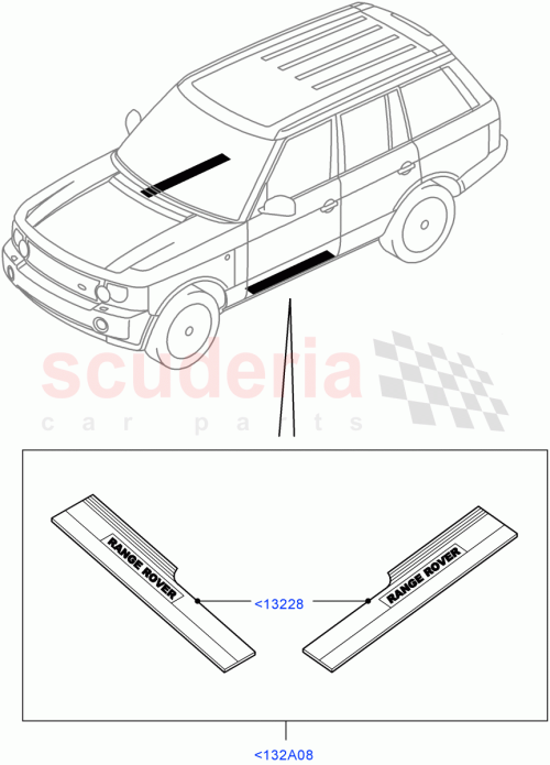 Part Diagram for Land Rover VPLMV0063