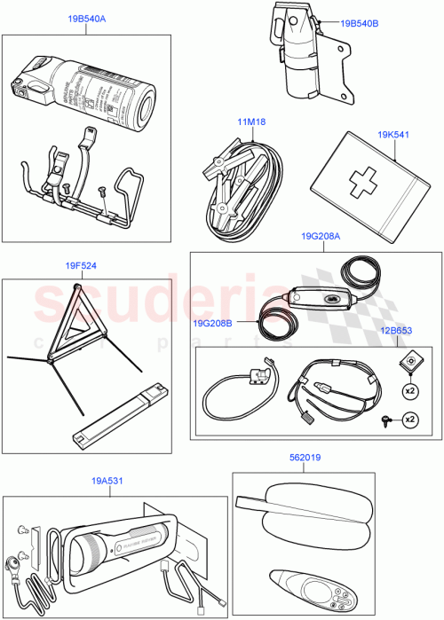 Part Diagram for Land Rover VPLVV0090