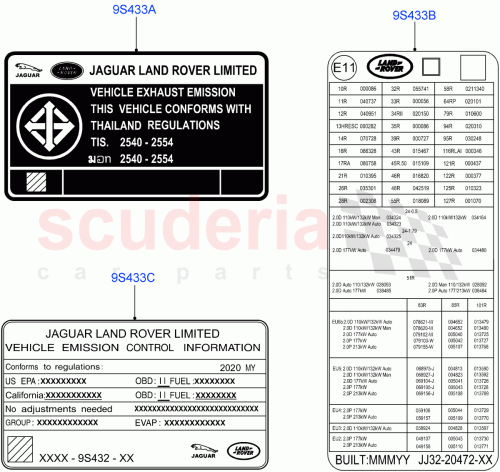 Part Diagram for Land Rover LR135348