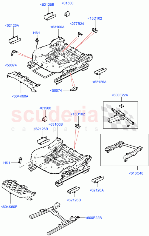 Part Diagram for Land Rover LR092087