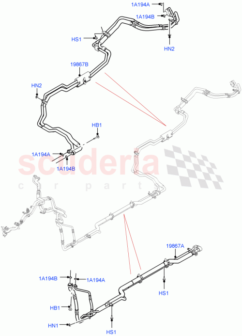 Part Diagram for Land Rover LR155868