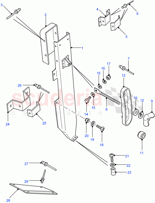 Part Diagram for Land Rover 3982L