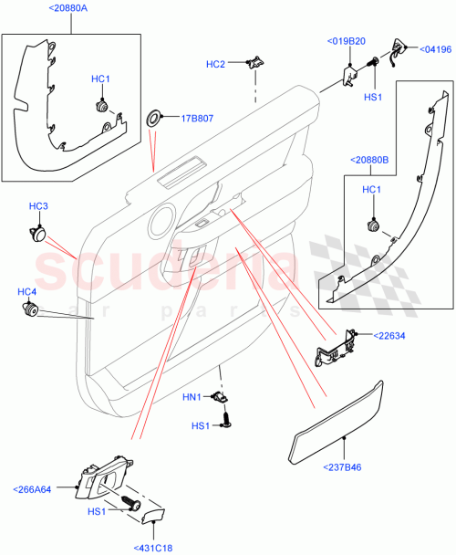 Part Diagram for Land Rover LR100153